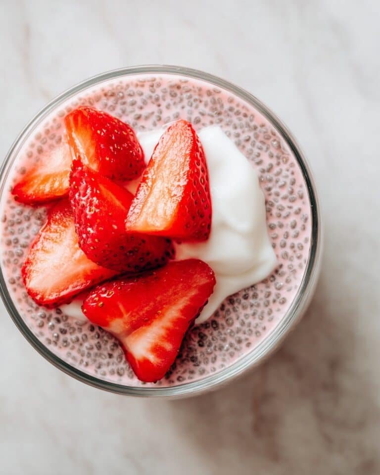 Strawberry Cheesecake Chia Seed Pudding Recipe