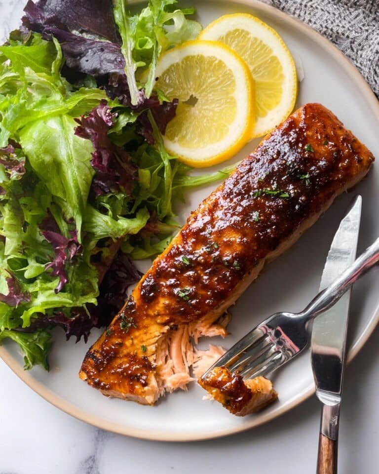 Air Fryer Honey Mustard Salmon Recipe