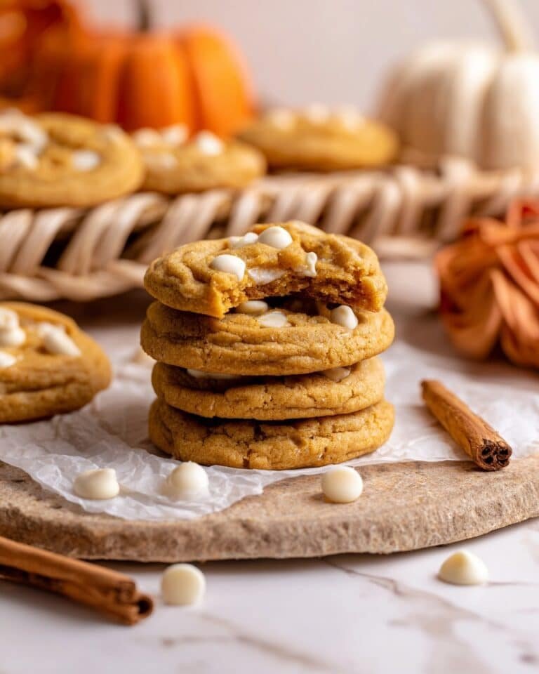 Pumpkin White Chocolate Chip Cookies Recipe