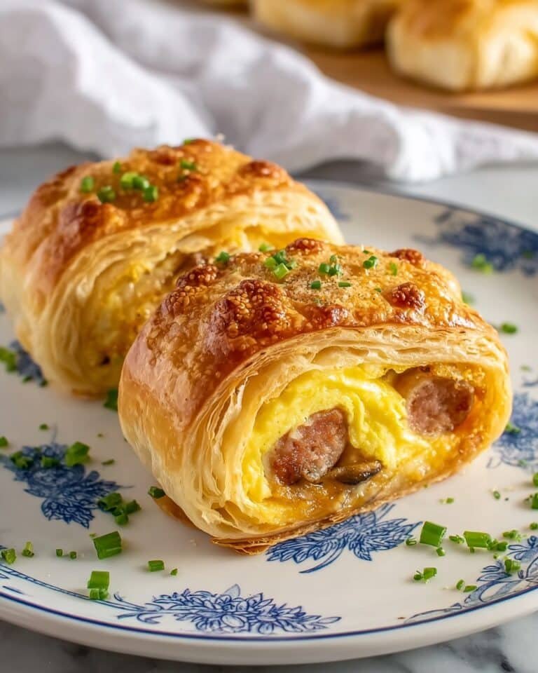 Sausage Egg Breakfast Roll-Ups Recipe