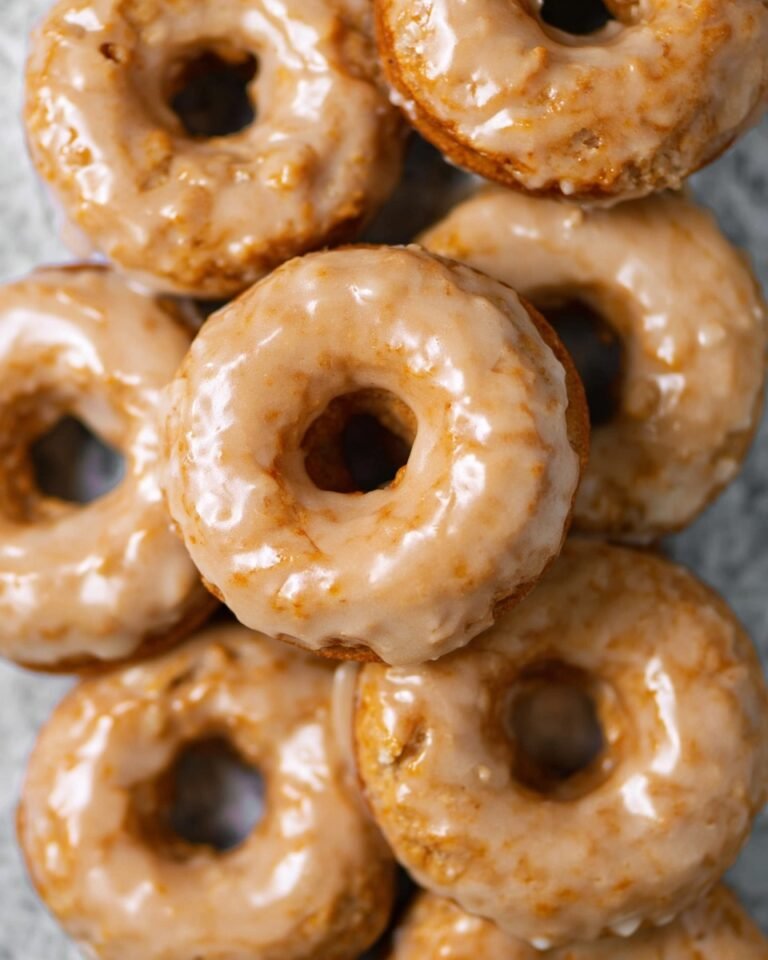 Baked Pumpkin Donuts with Maple Glaze Recipe