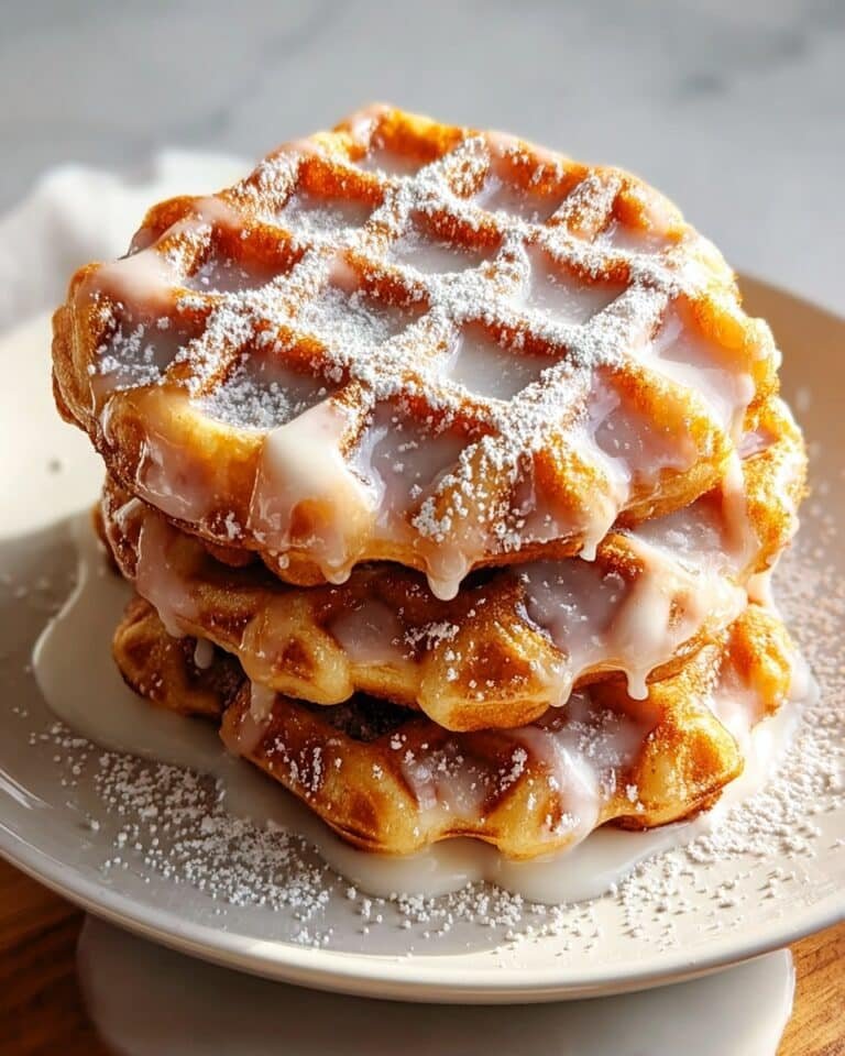 Apple Fritter Waffle Donuts Recipe