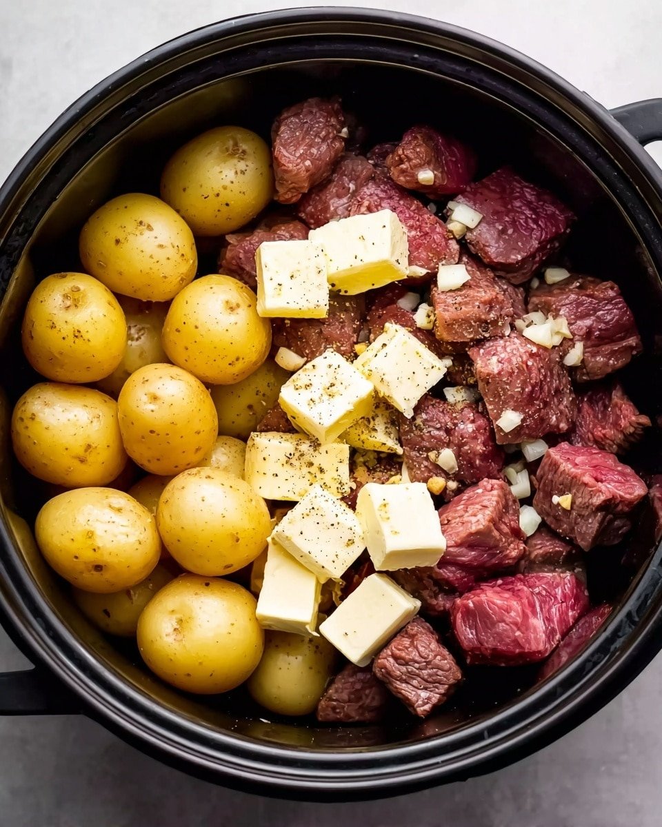 Crockpot Garlic Butter Beef Bites Recipe