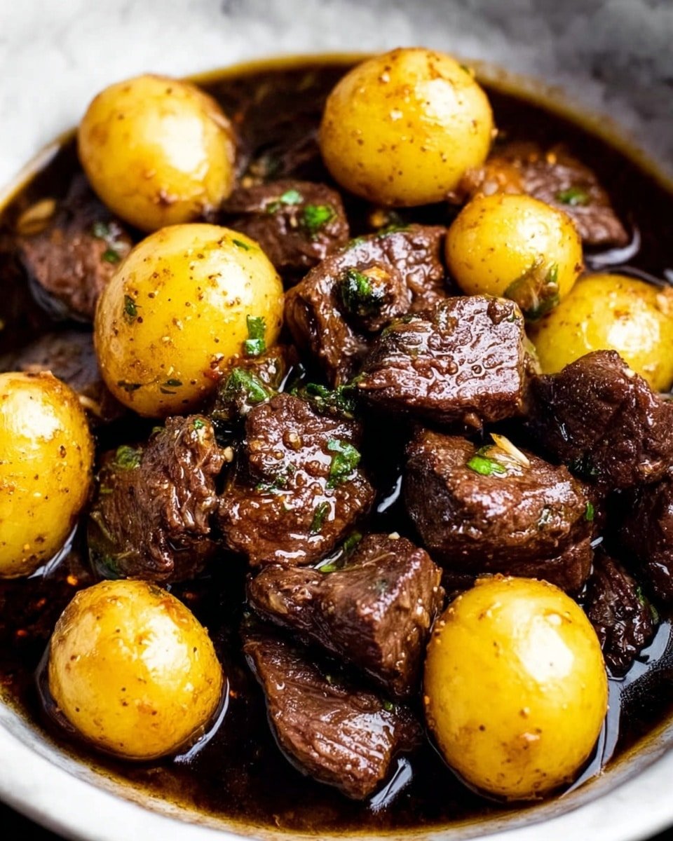 Crockpot Garlic Butter Beef Bites Recipe - Recipe Image