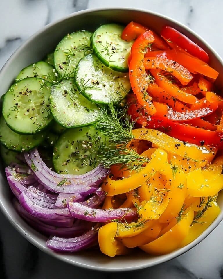 Cucumber Sweet Pepper Salad Recipe