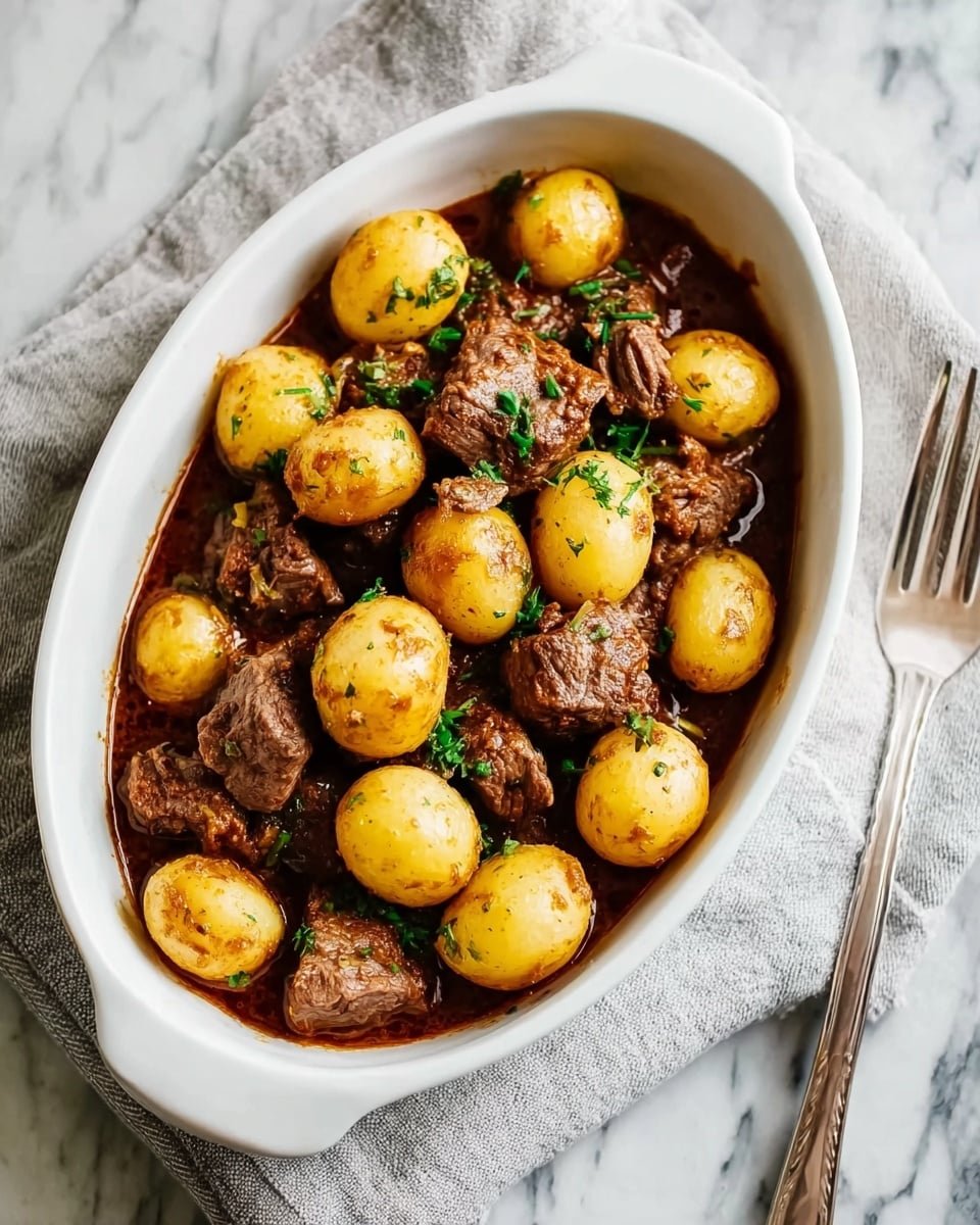 Crockpot Garlic Butter Beef Bites Recipe - Recipe Image