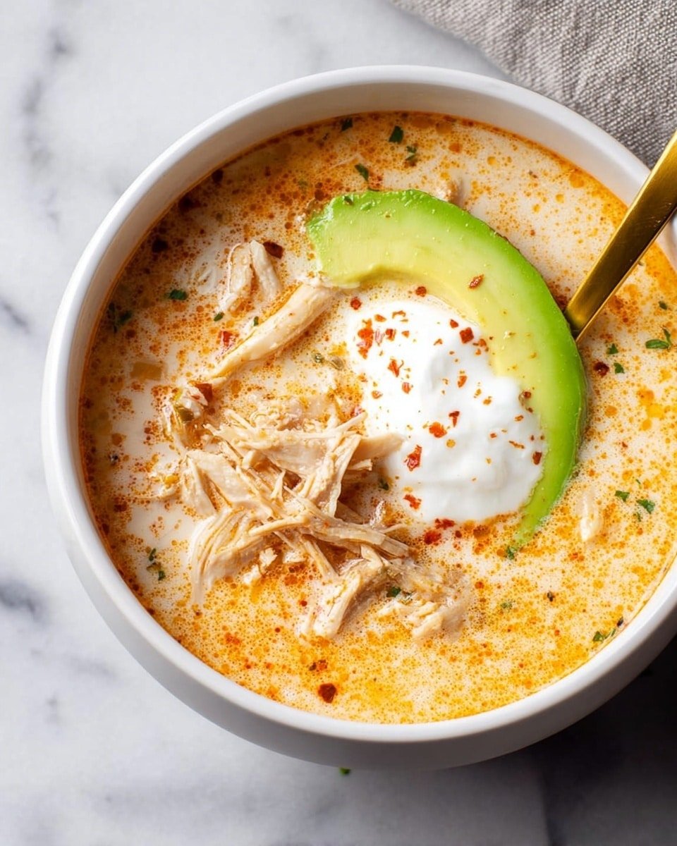 Keto White Chicken Chili Recipe - Recipe Image