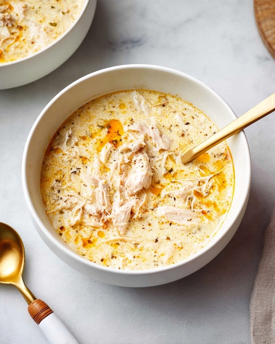 Keto White Chicken Chili Recipe - Recipe Image