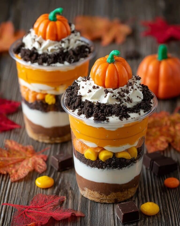 Pumpkin Patch Dirt Cups Recipe